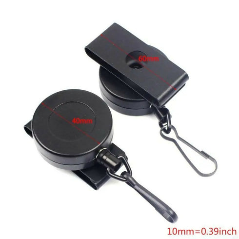 Retractable key, cable reel key chain thickened clip wire screwed for keys JG-195